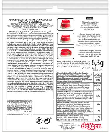 Edible Cake Decoration for Birthdays - Football Edible Cake Topper for Kids | 20 cm Diameter | Dekora - Buy Online on GoSupps.com