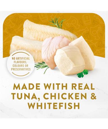 Fancy Feast Broths Cat Food Complement Chicken Collection Variety Pack 2 Flavours - 40 g Pouch (12 Pack) & Fancy Feast Creamy Broths Cat Food Complement Tuna Chicken & Whitefish - 40 g Pouch Cat Food + PET_FOOD 00055800531254 - Buy Online on GoSupps.com