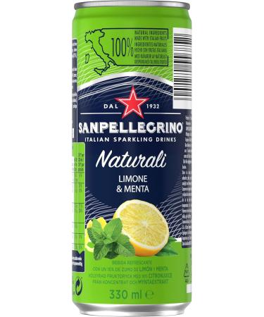 SanPellegrino Naturali Natural Mineral Water with Lemon and Mint Flavor Gas 6x33cl - Buy Online on GoSupps.com