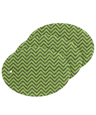 3-Pack Cleaning Kitchen Sponges Oval Cartoon Stripes Kitchen Cellulose Dishwashing Wood Pulp Cotton