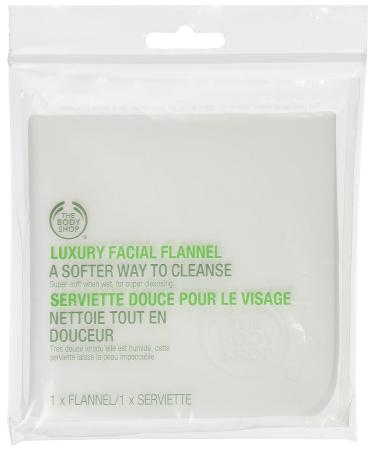 The Body Shop Luxury Flannel Facial Washcloth - Soft & Gentle Face Cleansing Cloth - Buy Online on GoSupps.com