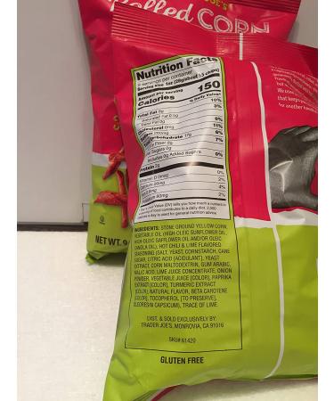Trader Joe's Chili Lime Flavored Rolled Corn Tortilla Chips - Gluten Free - 9oz (255g) - 2 Pack - Buy Online on GoSupps.com