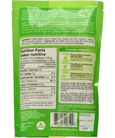 Better Than Foods Organic Konnyaku Flour and Organic Oat Fiber Noodles - 11 oz - Buy Online on GoSupps.com