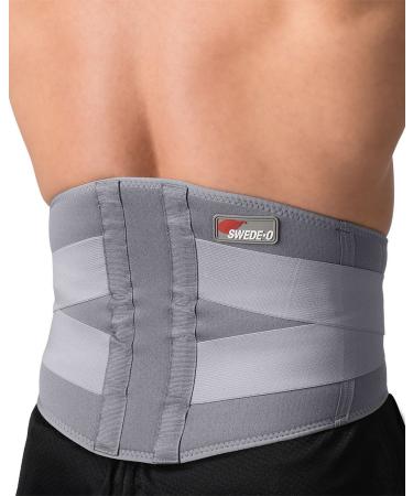 Swede-O Thermal Vent Lumbar Support Breathable Compression Heat Therapy Lower Back Stability Belt 5XLarge