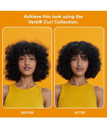 Verb Curl Conditioner Vegan Anti-Frizz Curl Defining Conditioner Deeply Nourishes and Repairs Damaged Hair 355 ml (Pack of 1) - Buy Online on GoSupps.com