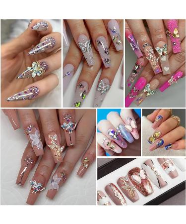 Juome 40 Pcs 3D Butterfly Nail Charms - Nail Art Decorations & Supplies - Buy Online on GoSupps.com