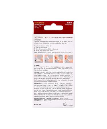 Kiss Everlasting French Nail Manicure Kit, Petite Pink with Flexi-Fit Technology - Chip-Free, Includes Nail Glue, Mini File, Manicure Stick, 28 Fake Nails - 28 Count (Pack of 1) - Buy Online on GoSupps.com