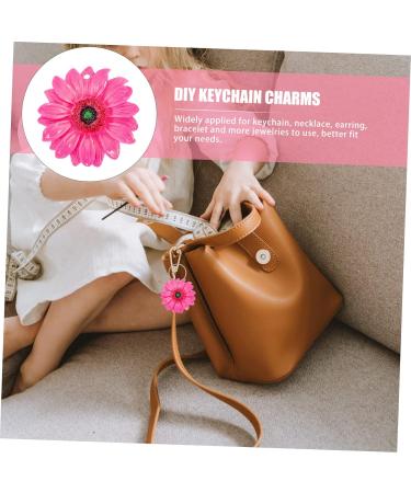 HOMSFOU 40 pcs key chain pendant resin flower charms keychain sunflower party favors flower bracelet charms daisy earring charms sunflower key ring key ornament Accessories delicate Assorted Color2x4pcs 4.75X4.75X0.78CMx4pcs - Buy Online on GoSupps.com