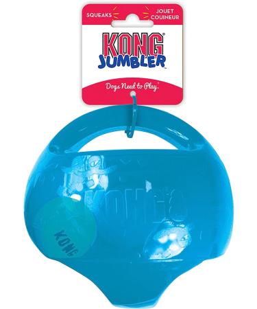 KONG Jumbler Ball: Interactive Fetch Dog Toy with Tennis Ball - Medium/Large Dogs (Assorted Colors) - Buy Online on GoSupps.com