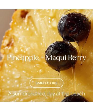 RAW SUGAR Pineapple Maqui Berry Reviver Hand Wash 12 Fl Oz (Pack of 4) Liquid Hand Soap for Kitchen or Bathroom Cleanses & Refreshes Hands Vegan Formulated without SLS/SLES & Parabens - Buy Online on GoSupps.com