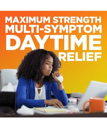 Amazon Basic Care Daytime Severe Cold & Flu Relief Caplets - 24 Count - Buy Online on GoSupps.com