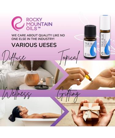 Rocky Mountain Oils True Blue Essential Oil Blend - 15 ml | Premium Aromatherapy for Wellness & Relaxation - Buy Online on GoSupps.com