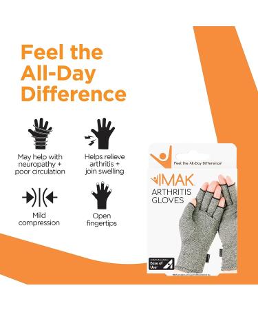 IMAK Compression Arthritis Gloves - X-Small | Premium Relief for Rheumatoid & Osteoarthritis| All-Day Comfort | Recommended by Arthritis Foundation - Buy Online on GoSupps.com