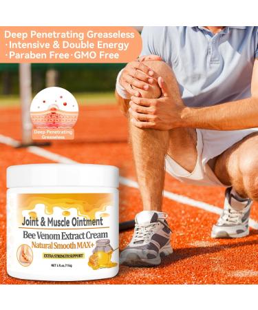 Bee Venom Cream Advanced Joint & Bone Cream New Professional Cream Gel for Whole Body Back Neck Hands Knees 2 Fl Oz (Pack of 1) - Buy Online on GoSupps.com