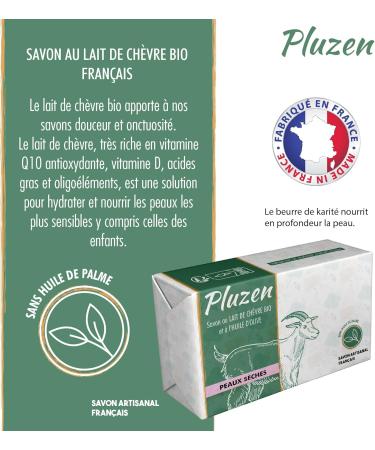 Handmade soap with organic goat's milk. Made in France (Vend e). Enriched with shea butter. Mask for sensitive and dry skin. 100 gr Face and body - Buy Online on GoSupps.com