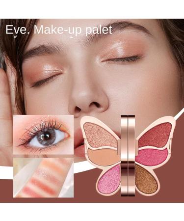 Nuhjytgf Eyeshadow Palette Eye Makeup Palette 6 Color Eyeshadow Palette Waterproof Matte and Shiny Makeup Highly Pigmented Glitter Eyeshadow Versatile Colorful Eye Cosmetics for Women Girls 02 - Buy Online on GoSupps.com