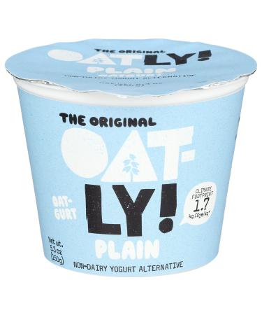 Oatly Plain Oatgurt, 5.3 OZ