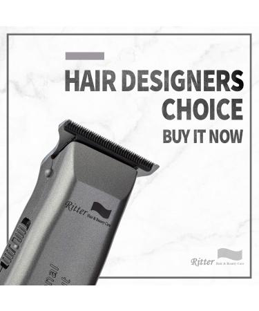 Ritter H&B.C Professional Balding Hair Trimmer F-1c - 0mm Beard Clippers & Skull Shaver Zero-Gapped T-Blade Corded/Cordless Rechargeable Hair Clippers - Buy Online on GoSupps.com
