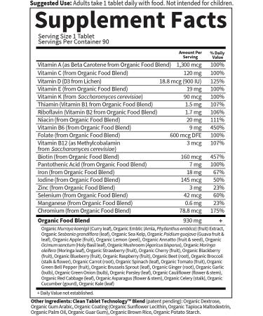 Garden of Life MyKind Organics Prenatal Once Daily - 90 Vegan Tablets for Expecting Mothers - Buy Online on GoSupps.com