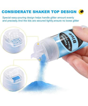 Glow in The Dark Pigment Powder  12 Colors Luminous Powder Epoxy Resin Pigment  Skin Safe Non-Toxic for Nails  Slime  Acrylic Paint  Halloween Fine Art and DIY Crafts (0.7oz Each Bottles) 20g/0.7oz  12COLOR - Buy Online on GoSupps.com