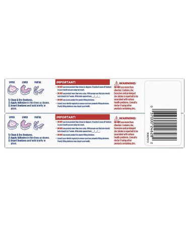 Fixodent Denture Adhesive Cream Plus Scope 2 oz - Pack of 2 | Long-lasting Hold | Enhanced Flavor | Packaging Varies - Buy Online on GoSupps.com