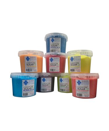 Baking Beauty and Beyond Premium Floss Sugar for Cotton Candy - Cotton Candy Flossing Sugar with Natural Ingredients Perfect for Every Occasion Bulk Floss Sugar 800g - Mango Flavour