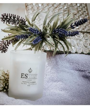 Toussaint Lavender Luxury Candle 10oz | Scented Aromatherapy Candle | 100% Soy Wax | Home D cor & Fragrance | Ideal Housewarming Gift - Buy Online on GoSupps.com