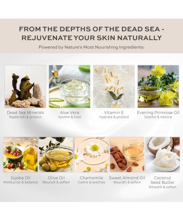 Arianna Skincare Hydrating Mineral Body Lotion Natual Water-Based not greasy Lotion Nurturing and Soothing Daily Lotion (Chamomile & Lavender) - Buy Online on GoSupps.com