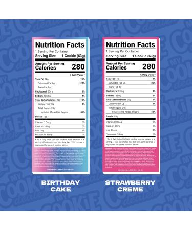 My Cookie Dealer Protein Cookies Variety Pack (5-Pack 2.2oz Each) - 15-17g of Protein per Cookie - Individually Wrapped Travel Snacks Variety Pack 2.2 Ounce (Pack of 5) - Buy Online on GoSupps.com