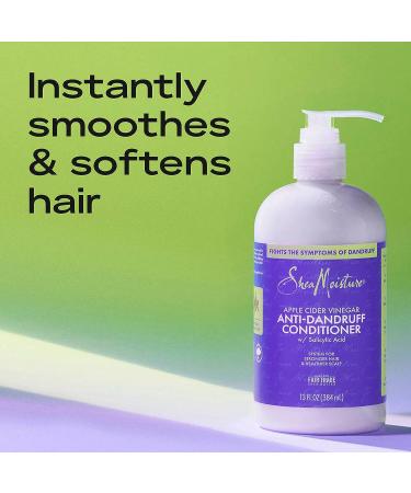 Shea Moisture Anti Dandruff Shampoo & Conditioner Set with Salicylic Acid - Apple Cider Vinegar, 12 Oz each - Buy Online on GoSupps.com
