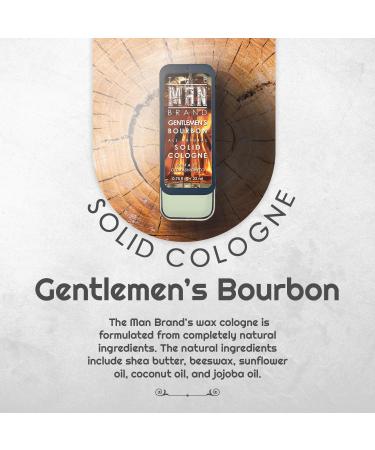 Gentlemen's Bourbon Solid Cologne - Natural Men's Bourbon Cologne - Wax Cologne Bourbon Travel Size Cologne for men - Bourbon Solid Perfume (3/4 Ounce (Pack of 1) Gentlemen's Bourbon) - Buy Online on GoSupps.com