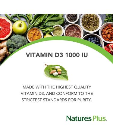 NATURES PLUS Vitamin D3 1000Iu Chew 90 CT - Buy Online on GoSupps.com
