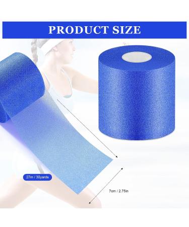 29.5 Yards Foam Underwrap Tape Sports Pre-wrap Athletic Tape 2.76 Inch Wide Elastic Sports Prewrap Artificial Foam Underwrap for Wrist Elbow Knees Ankles (Royal Blue) - Buy Online on GoSupps.com