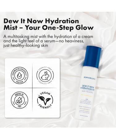 Dew It Now Hydration Mist | Hydrating Face Mist Toner Spray with 5-Ceramide Complex, Argan Oil & Squalane | Lightweight Barrier Repair Mist for Dewy, Glowy Skin | Sensitive Skin Safe | 120ml - Buy Online on GoSupps.com