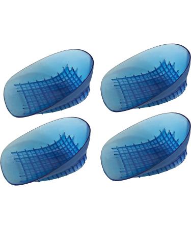 KidSole Full Coverage Shock Absorbing Heel Cups for Kids with Sensitive Heels, Spurs & Plantar Fasciitis - Deep Heel with Raised Sides (Blue, Sizes 2-7) - Buy Online on GoSupps.com