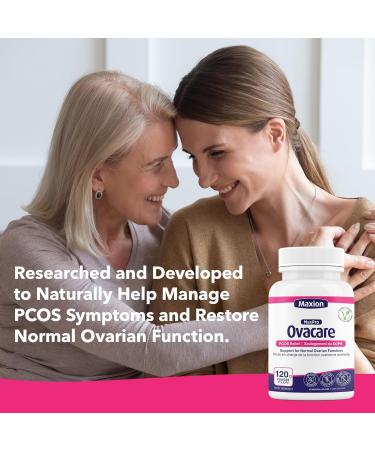 Maxion 2 Pack Ovacare for Natural PCOS Relief Supplement for Women With Myo-Inositol to Help Restore Normal Ovarian Function Inositol Powder Support for PCOS Fertility & Menstrual Health for Women 120g Powder - Buy Online on GoSupps.com