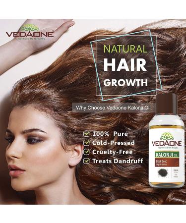 VEDAONE Kalonji Oil 200ml - Cold Pressed for Skin & Hair | 6.76 Fl Oz (Pack of 1) - Buy Online on GoSupps.com