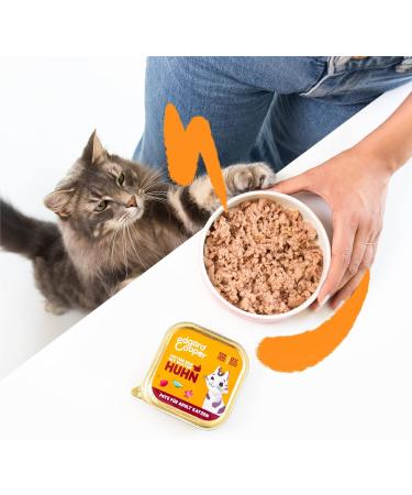 Edgard & Cooper Grain-Free Wet Cat Food - 16 Pack (85g) - Natural Chicken P t for Adults - Sterilized & Active Diet - Buy Online on GoSupps.com