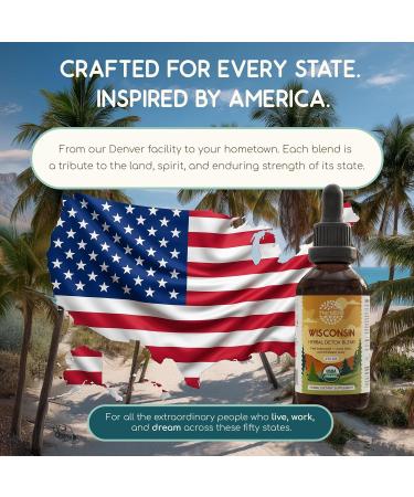 HerbEra Wisconsin Herbal Detox Blend - USDA Organic Extract Made in USA | Immune & Liver Support Liquid Drops | Amla Ashwagandha Astragalus Dandelion Root Milk Thistle | 2 fl oz - Buy Online on GoSupps.com