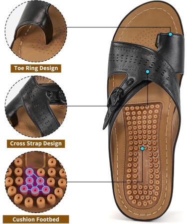 Buy Judxsious Women's Wedge Sandals - Comfortable Orthopedic Flip Flops with Cushion Footbed for Summer Beach & Casual Wear - International Shipping Available - Buy Online on GoSupps.com