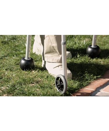 Universal Fit Walker Buddezz Glide Set - Enhance Walker Stability and Mobility on Any Surface (2 Pack) - Buy Online on GoSupps.com