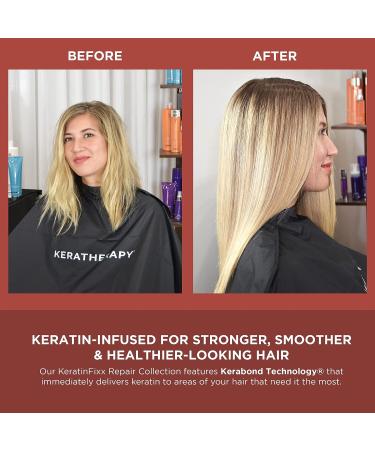 KERATHERAPY KeratinFIXX Repair Shampoo 10.1 fl. oz. - Repair Dry, Damaged, or Frizzy Hair with Caviar Extract & Argan Oil - Buy Online on GoSupps.com