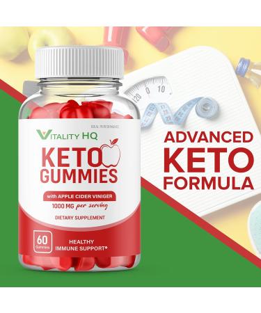 IDEAL PERFORMANCE (5 Pack) Vitality HQ Ketos Gummies Vitality Ketos ACV Gummies Vitality ACV Gummie Vitality Ketos Gummies (300 Gummies) - Buy Online on GoSupps.com