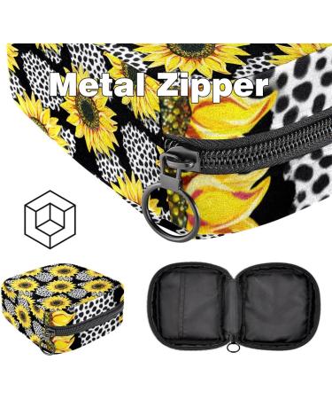 Gold Marble Women's Bandage Storage Bag | Portable Menstrual Pad & Cup Bag | Stylish Teen & Adult Organizer | 4.7x6.6 in - Buy Online on GoSupps.com