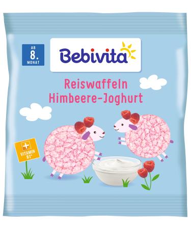 Bebivita snack products rice cake raspberry-yoghurt (7x30g) - Buy Online on GoSupps.com
