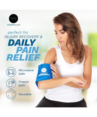 2 Pack Ice Packs for Injuries - Hot Cold Gel Pad for Pain Relief & Injury Recovery - Buy Online on GoSupps.com