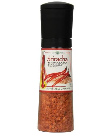 Dean Jacobs Jumbo Grinder, Sriracha and Himalayan Pink Salt Seasoning, 13.5 Ounce