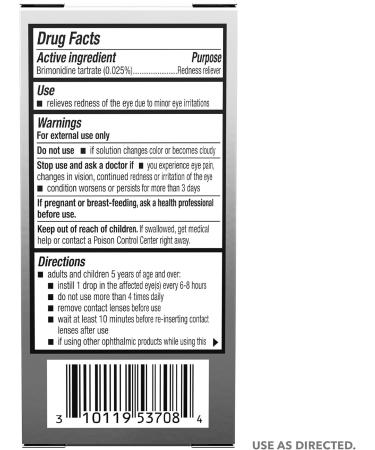 LUMIFY Redness Reliever Eye Drops 0.08 fl oz (2.5 mL) - Pack of 6 6 Pack - Buy Online on GoSupps.com