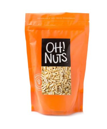Oh! Nuts Blanched Slivered Almonds | 24oz Bulk Bag - Raw, Unsalted Almond Sticks for Snacking & Baking | High Protein, Heart Healthy, All Natural - 24oz - Buy Online on GoSupps.com