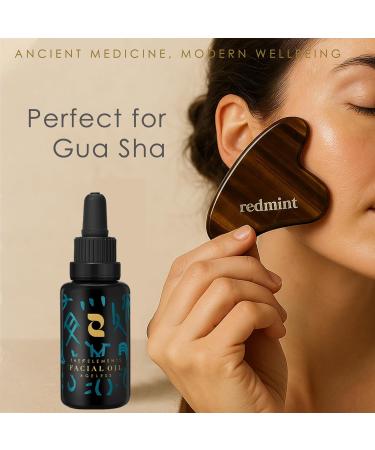 Redmint Ageless Facial Oil | Hydrating & Firming Face Oil with Squalane for Anti-Aging Glow | Inspired by TCM & Organic Botanicals for Radiant Youthful Skin | 30ml - Buy Online on GoSupps.com